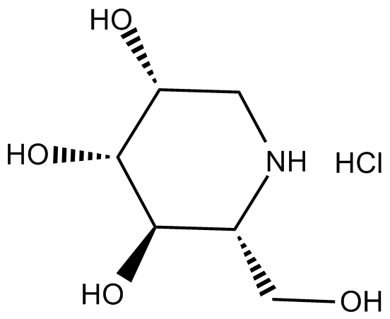 1-Deoxymannojirimycin hydrochloride Chemical Structure