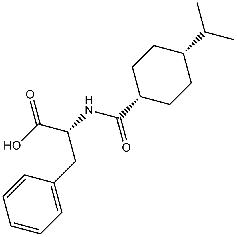 Nateglinide Chemical Structure