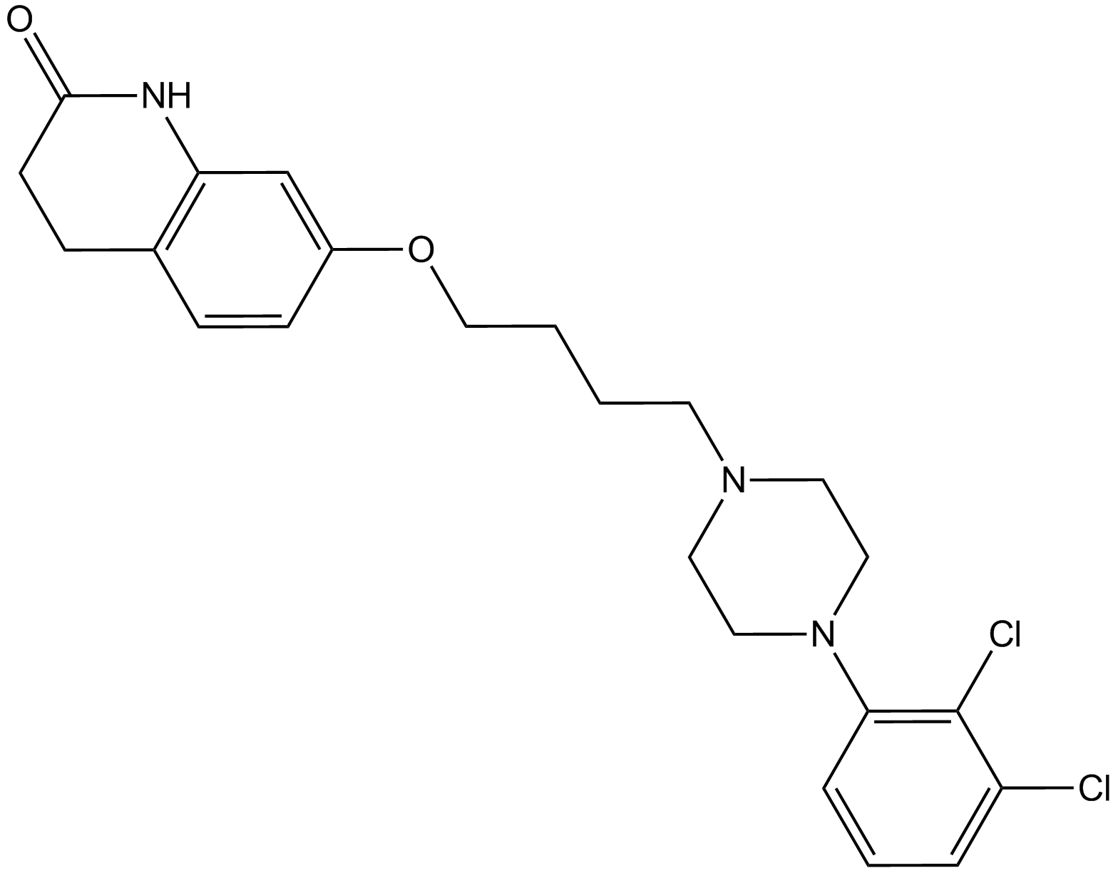 Aripiprazole Chemical Structure