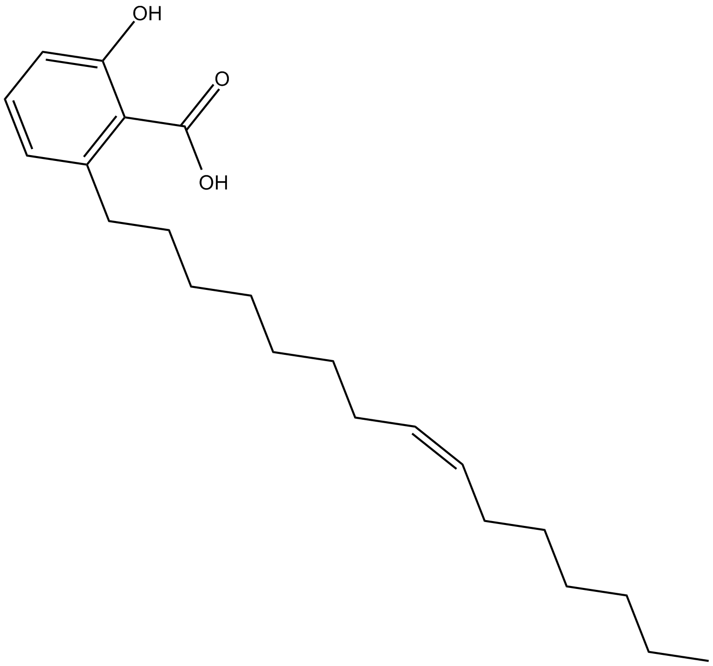 Ginkgolic Acid C15:1 Chemical Structure