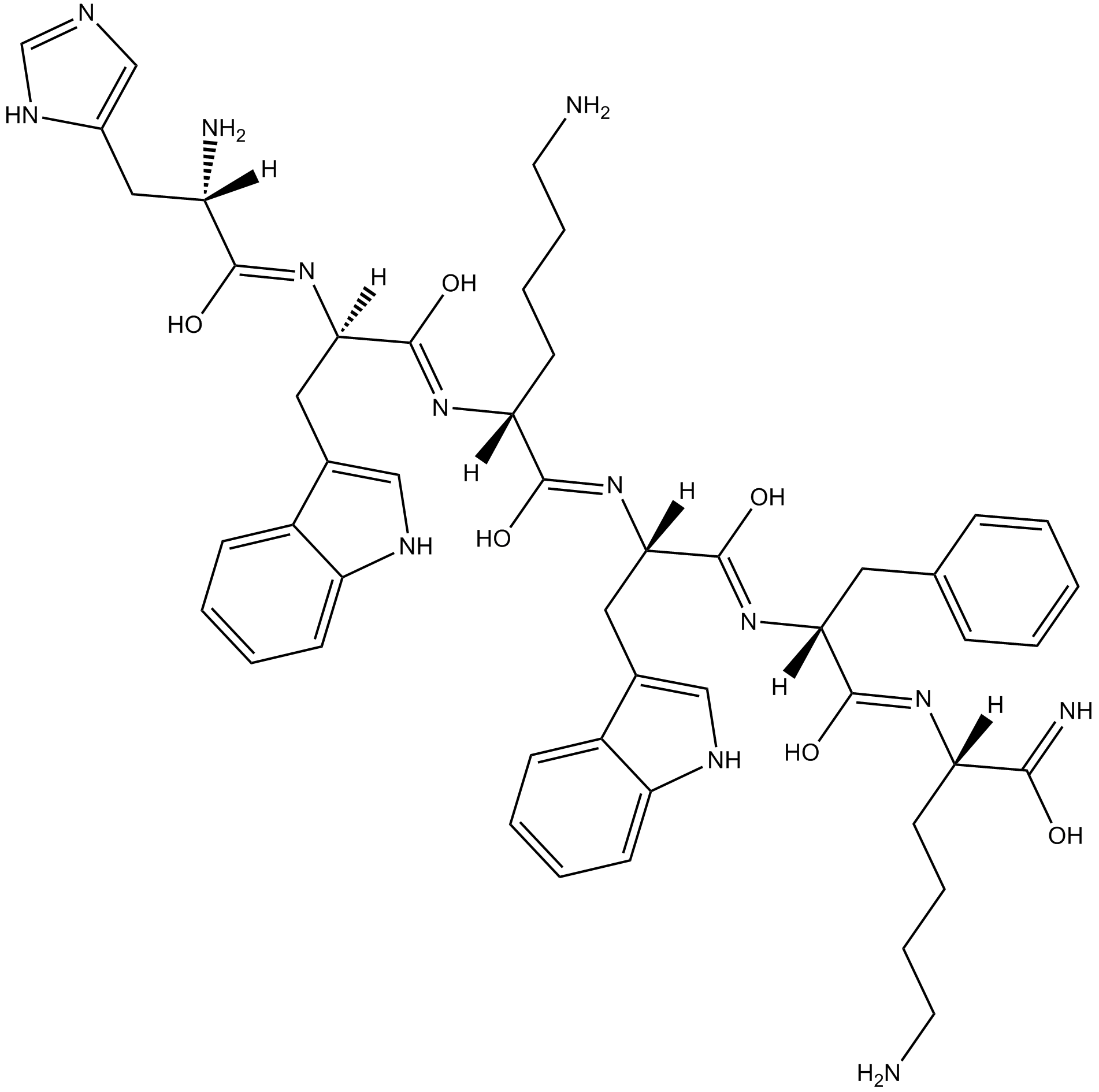 [D-Lys3]-GHRP-6 Chemical Structure