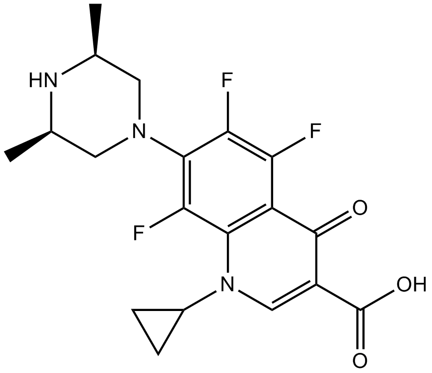 Orbifloxacin Chemical Structure
