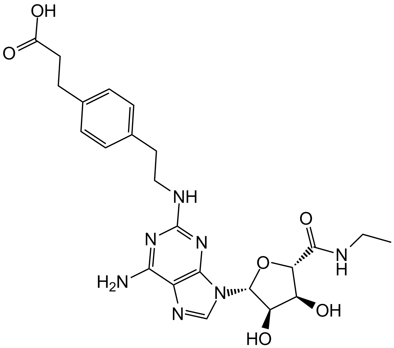 CGS 21680 Chemical Structure