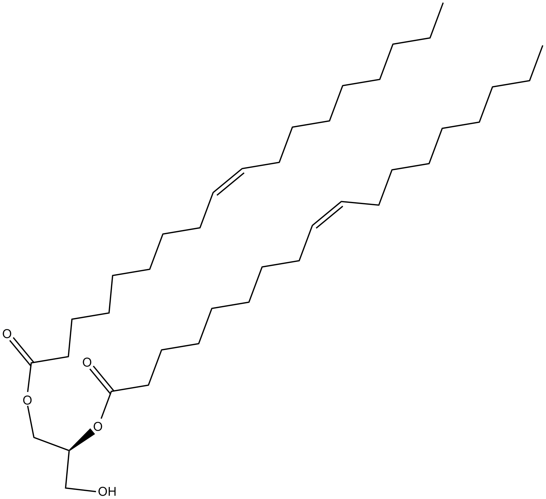 1,2-Dioleoyl-sn-glycerol Chemical Structure