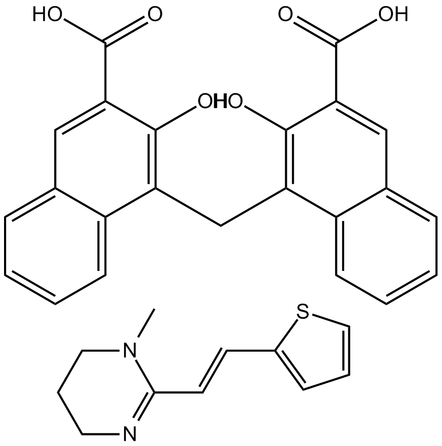 Pyrantel Pamoate Chemical Structure