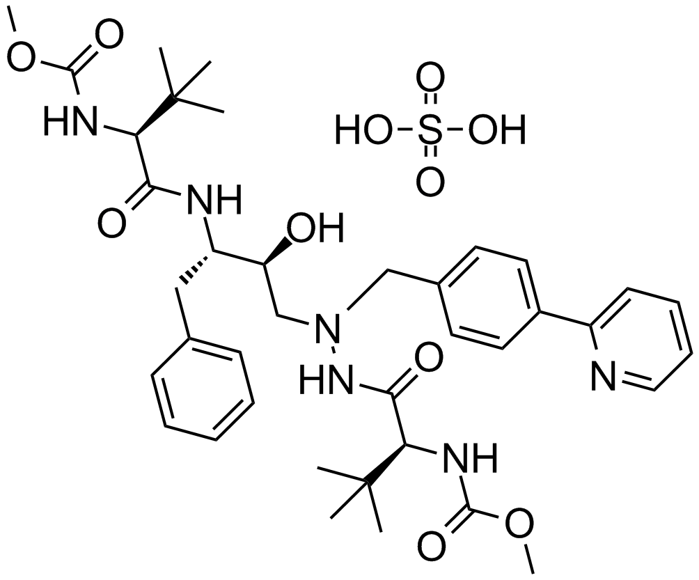 Atazanavir sulfate (BMS-232632-05) Chemical Structure