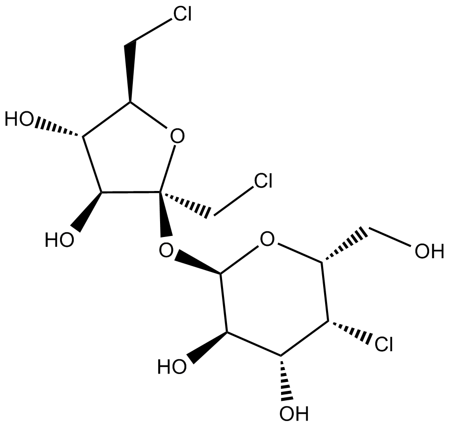 Sucralose Chemical Structure