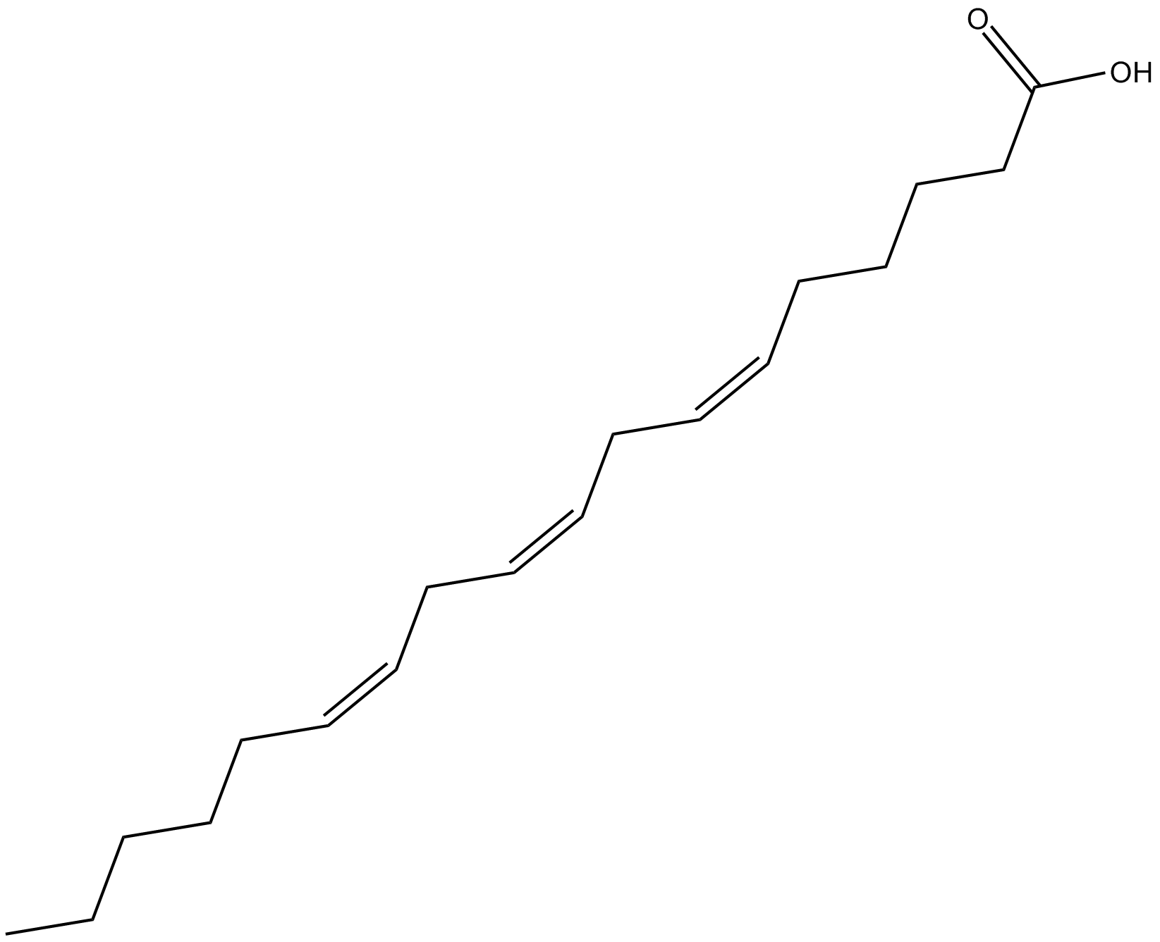 γ-Linolenic Acid Chemical Structure