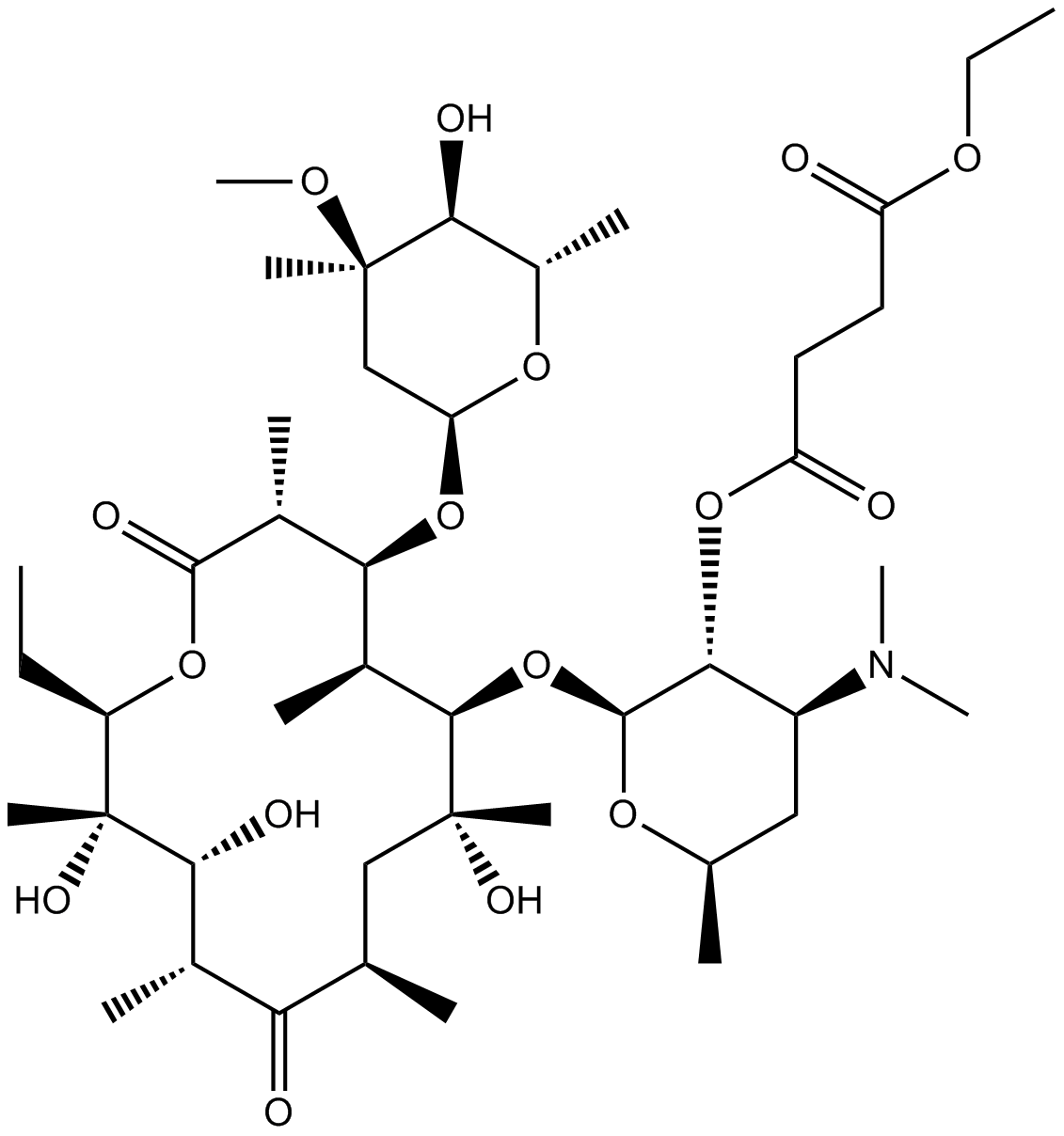 Erythromycin Ethylsuccinate Chemical Structure