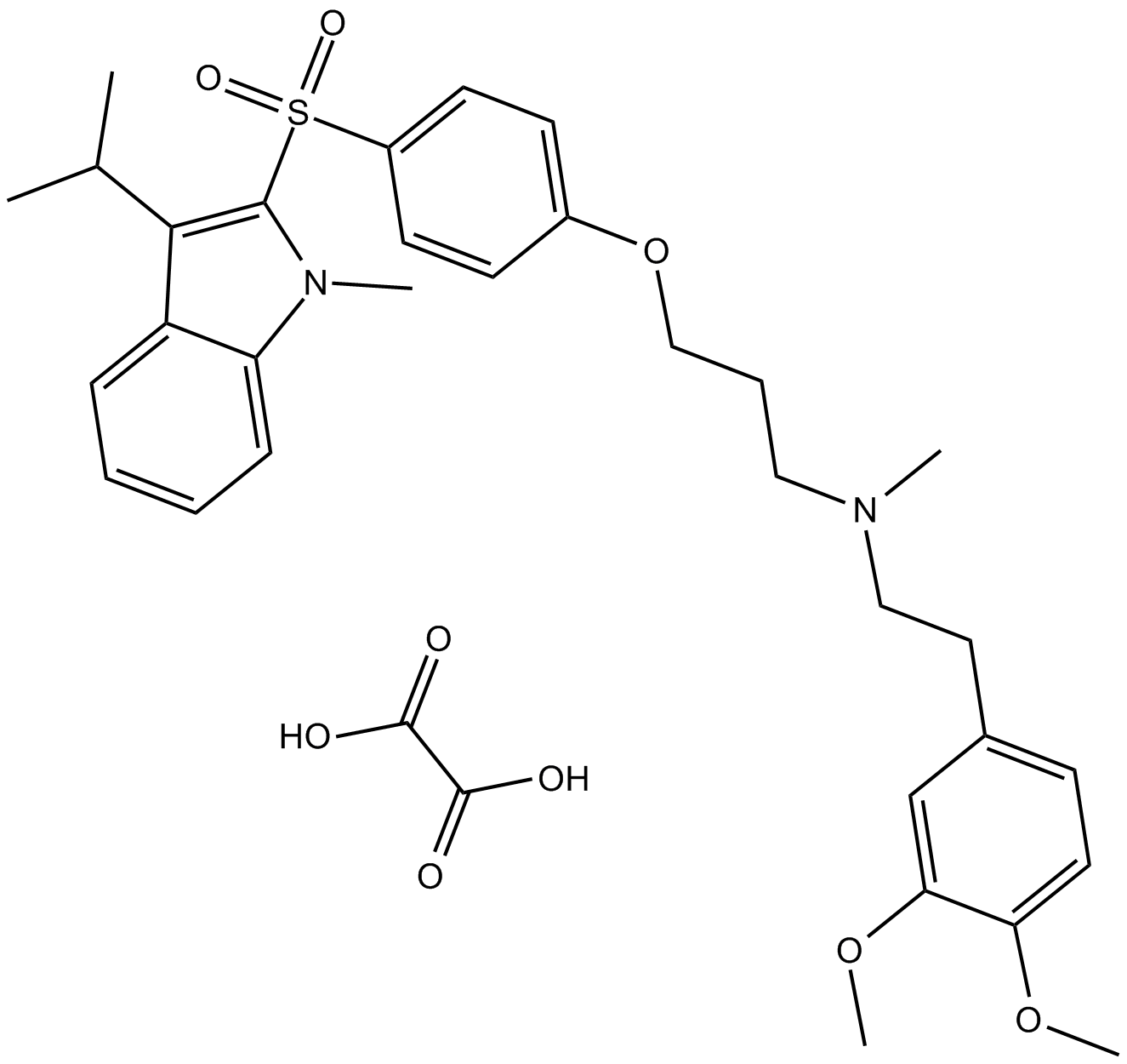 SR 33805 oxalate Chemical Structure