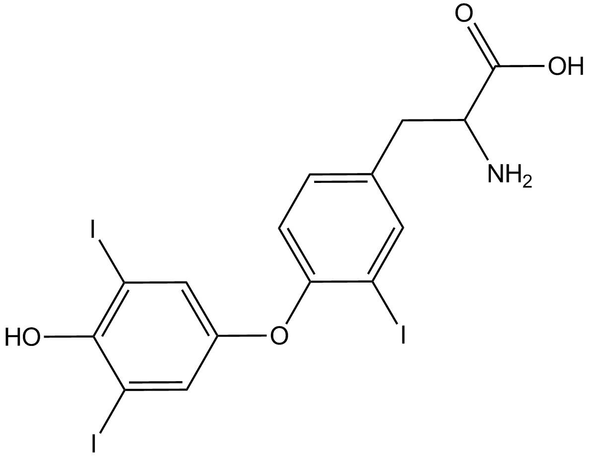 3,3',5'-Triiodo-L-thyronine Chemical Structure
