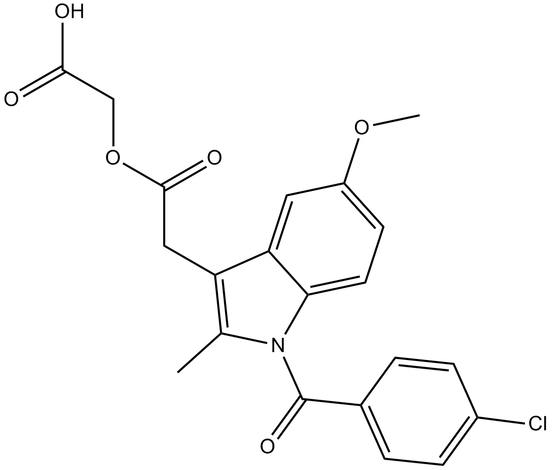 Acemetacin Chemical Structure