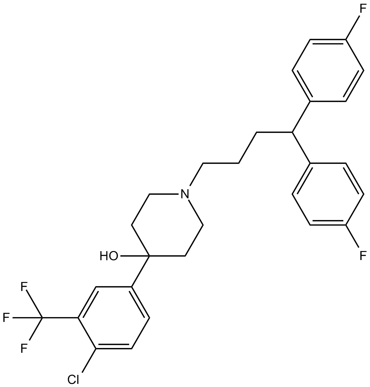 Penfluridol Chemical Structure