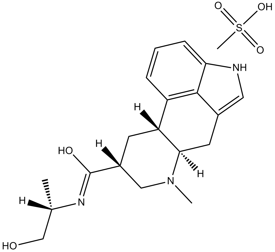 Dihydroergotoxine mesylate Chemical Structure
