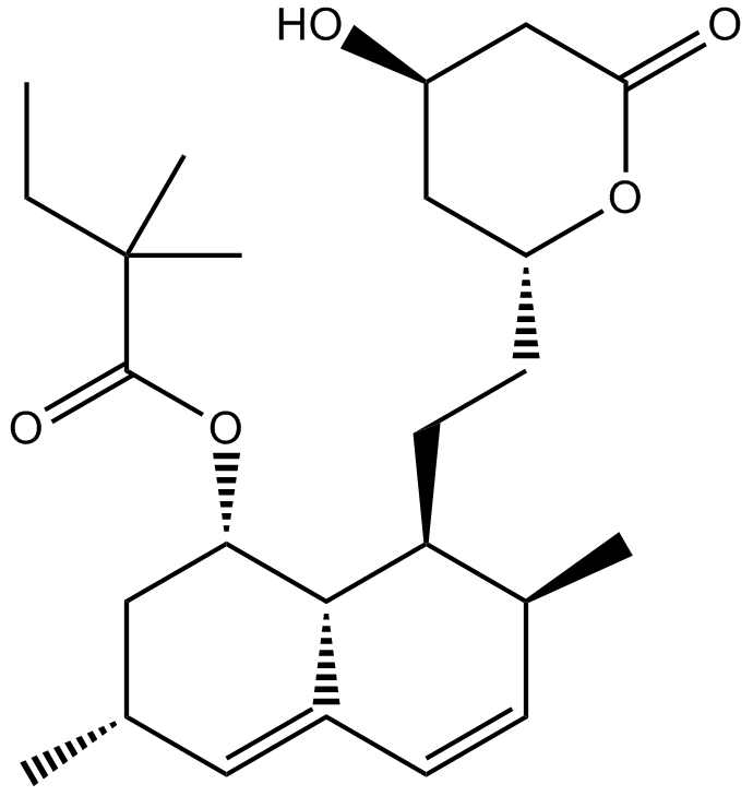 Simvastatin (Zocor) Chemical Structure