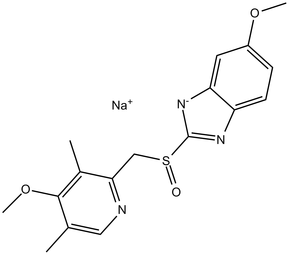 Esomeprazole Sodium Chemical Structure