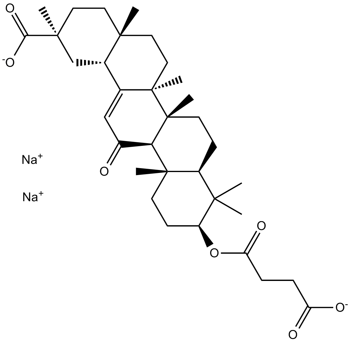 Carbenoxolone disodium Chemical Structure