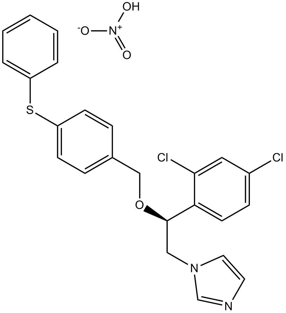 Fenticonazole Nitrate Chemical Structure