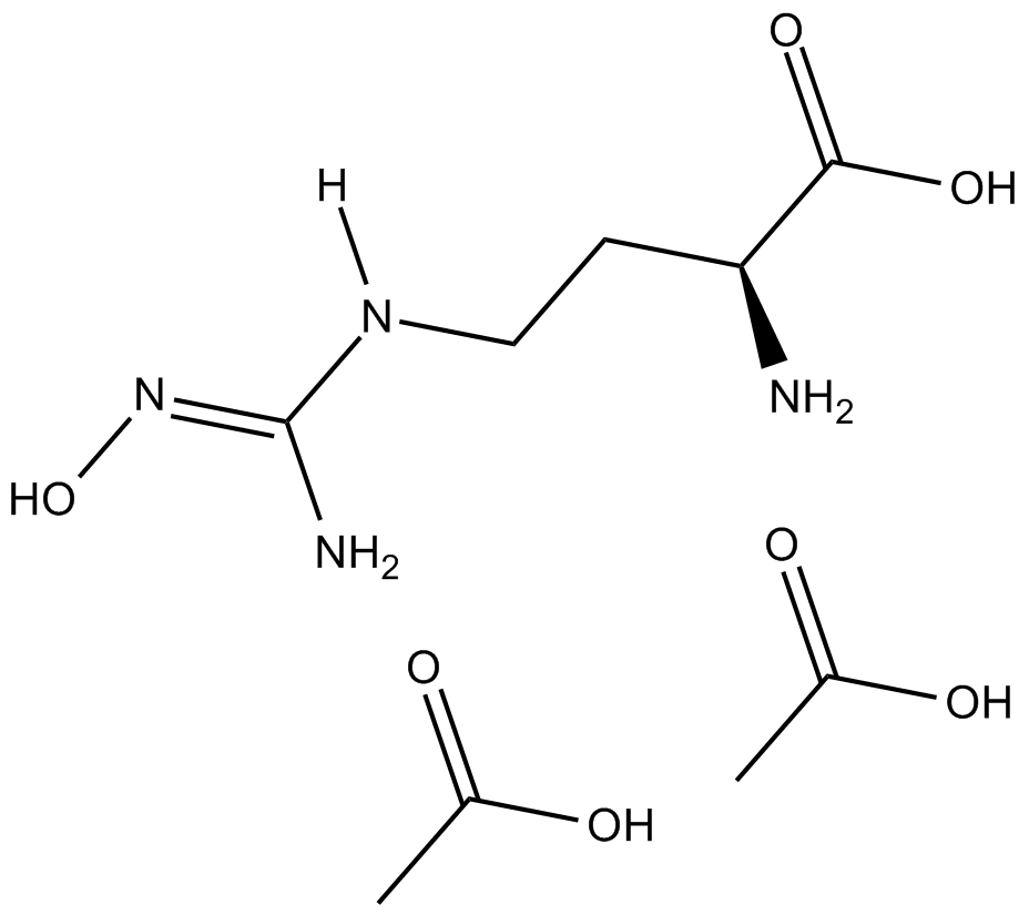 nor-NOHA (acetate) Chemical Structure
