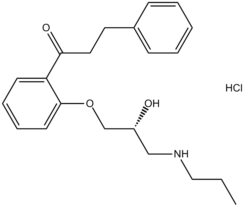 Propafenone HCl Chemical Structure