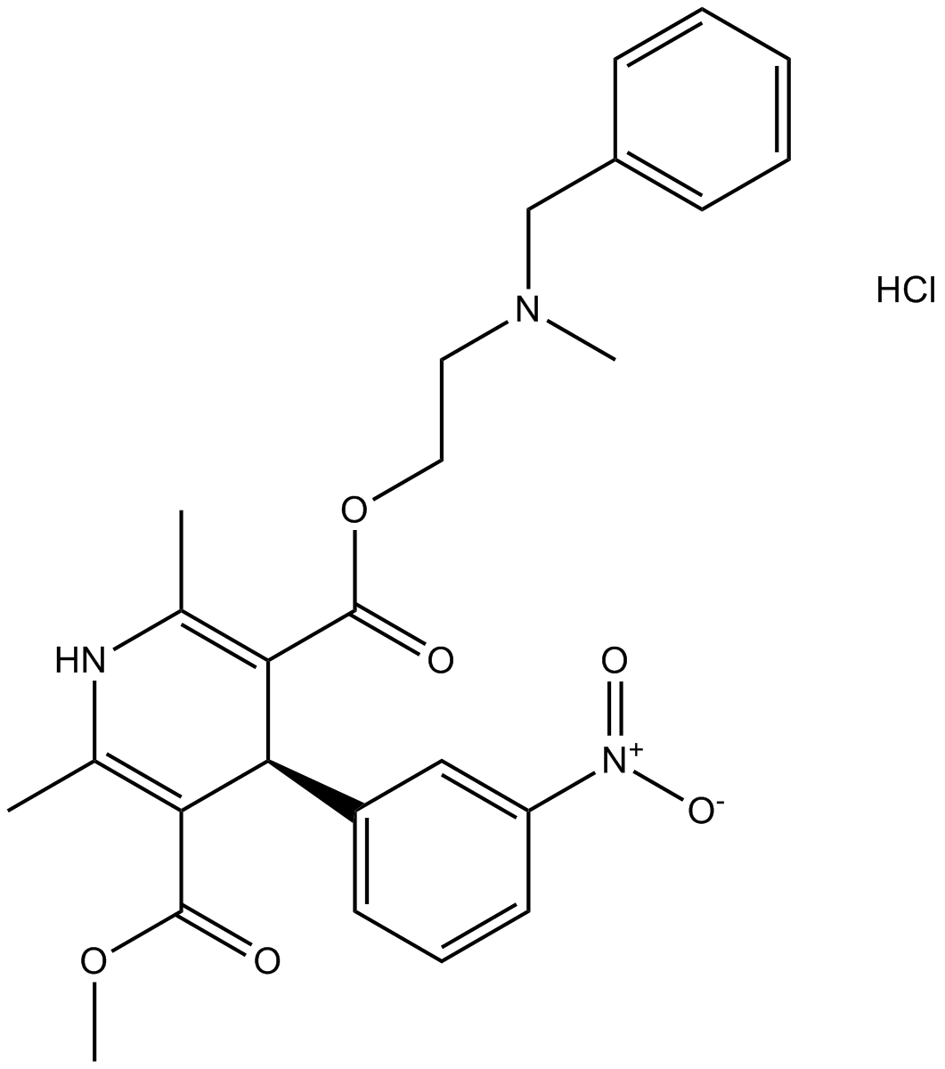 Nicardipine HCl Chemical Structure