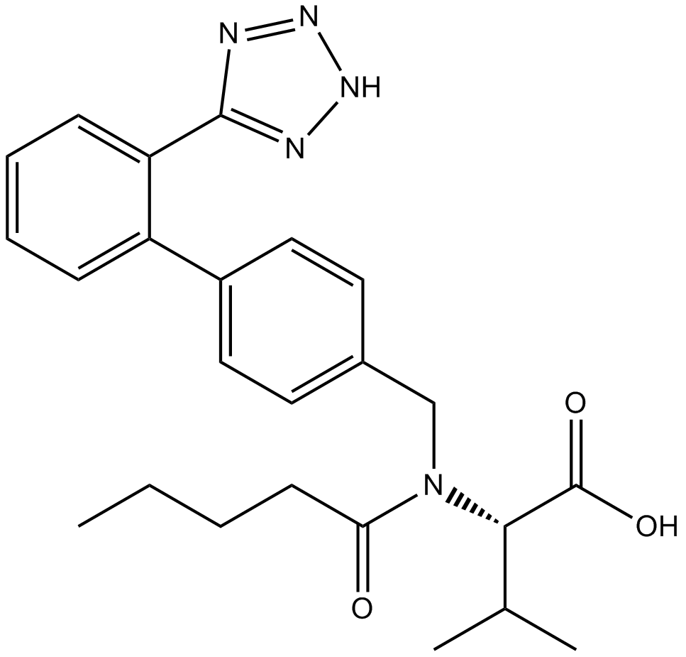 Valsartan Chemical Structure