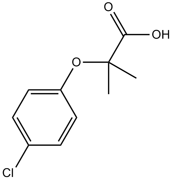 Clofibric Acid Chemical Structure