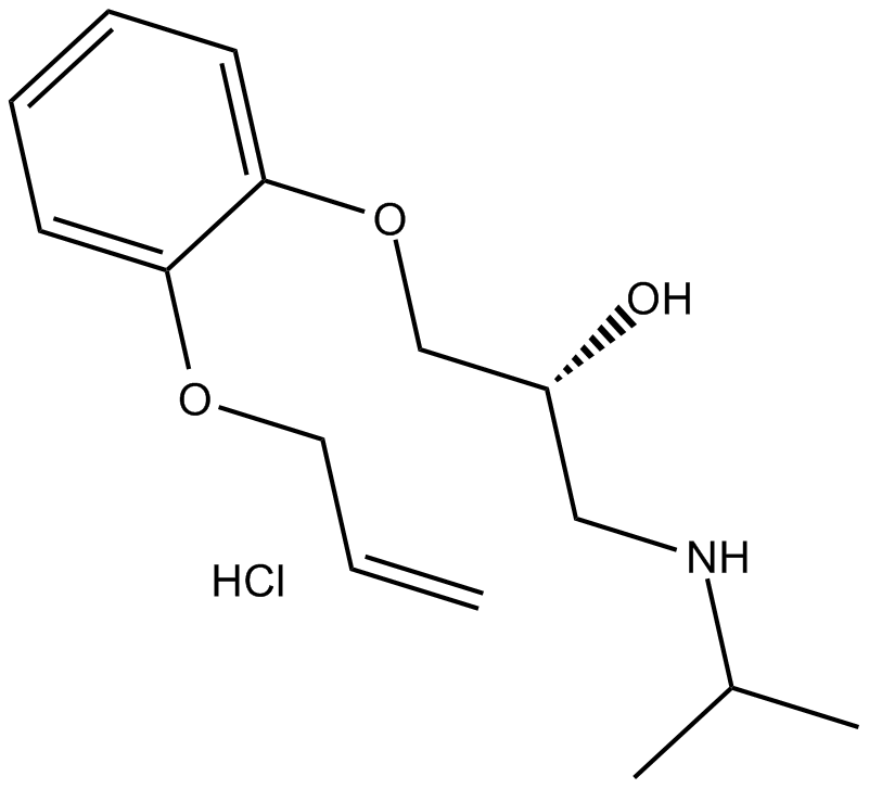 Oxprenolol hydrochloride Chemical Structure
