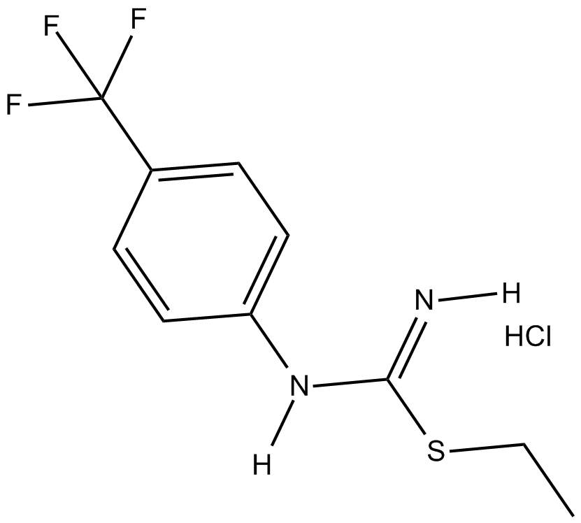 S-ethyl N-[4-(trifluoromethyl)phenyl] Isothiourea (hydrochloride) Chemical Structure