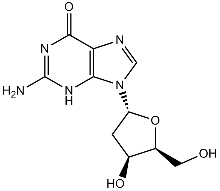 2'-Deoxyguanosine Chemical Structure