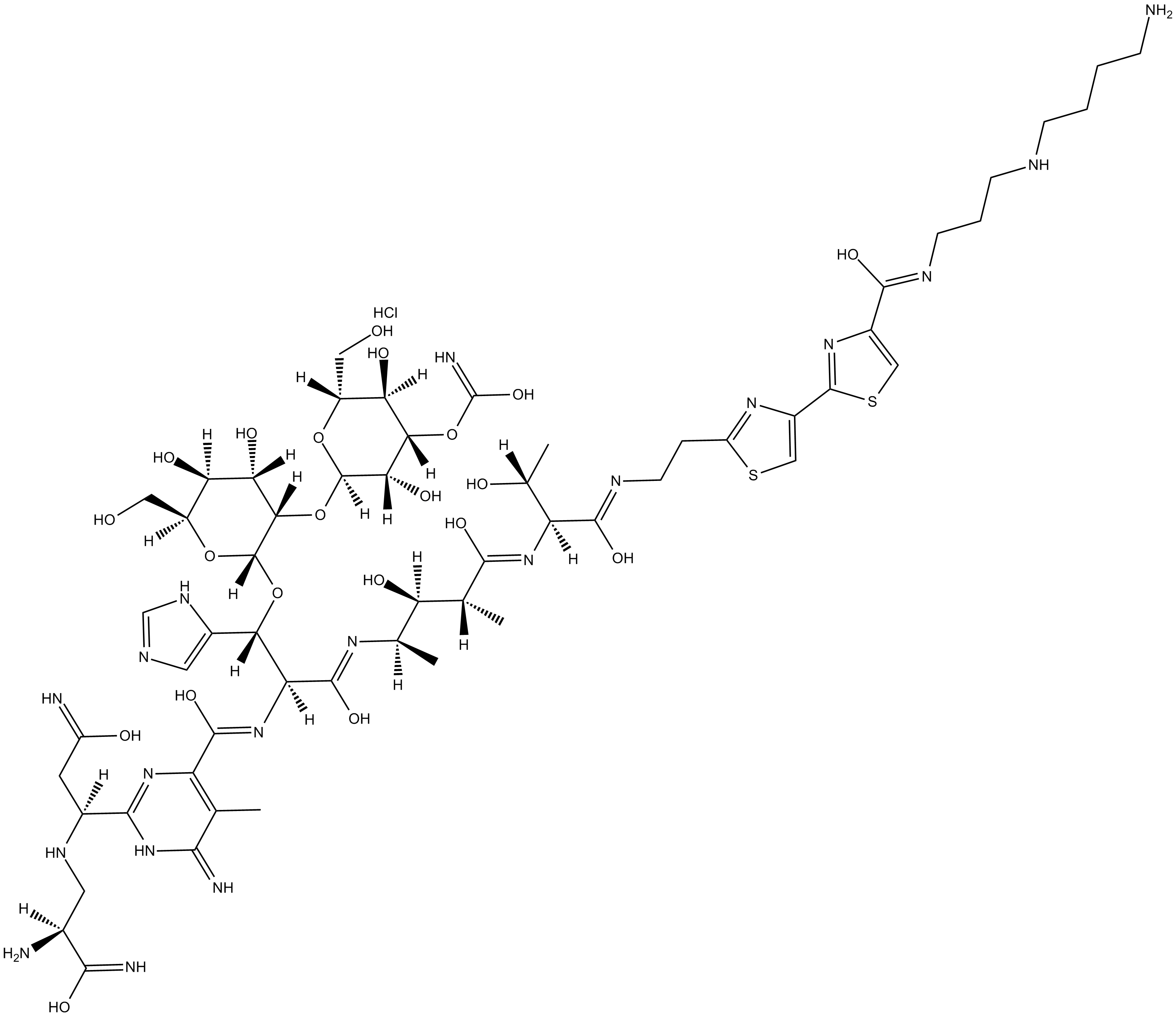 Bleomycin A5 (hydrochloride) Chemical Structure