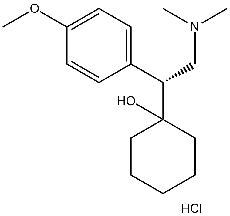 Venlafaxine hydrochloride Chemical Structure