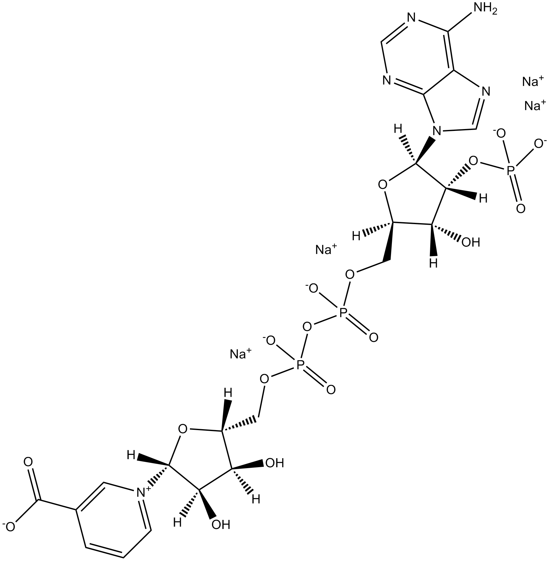 NAADP tetrasodium salt Chemical Structure