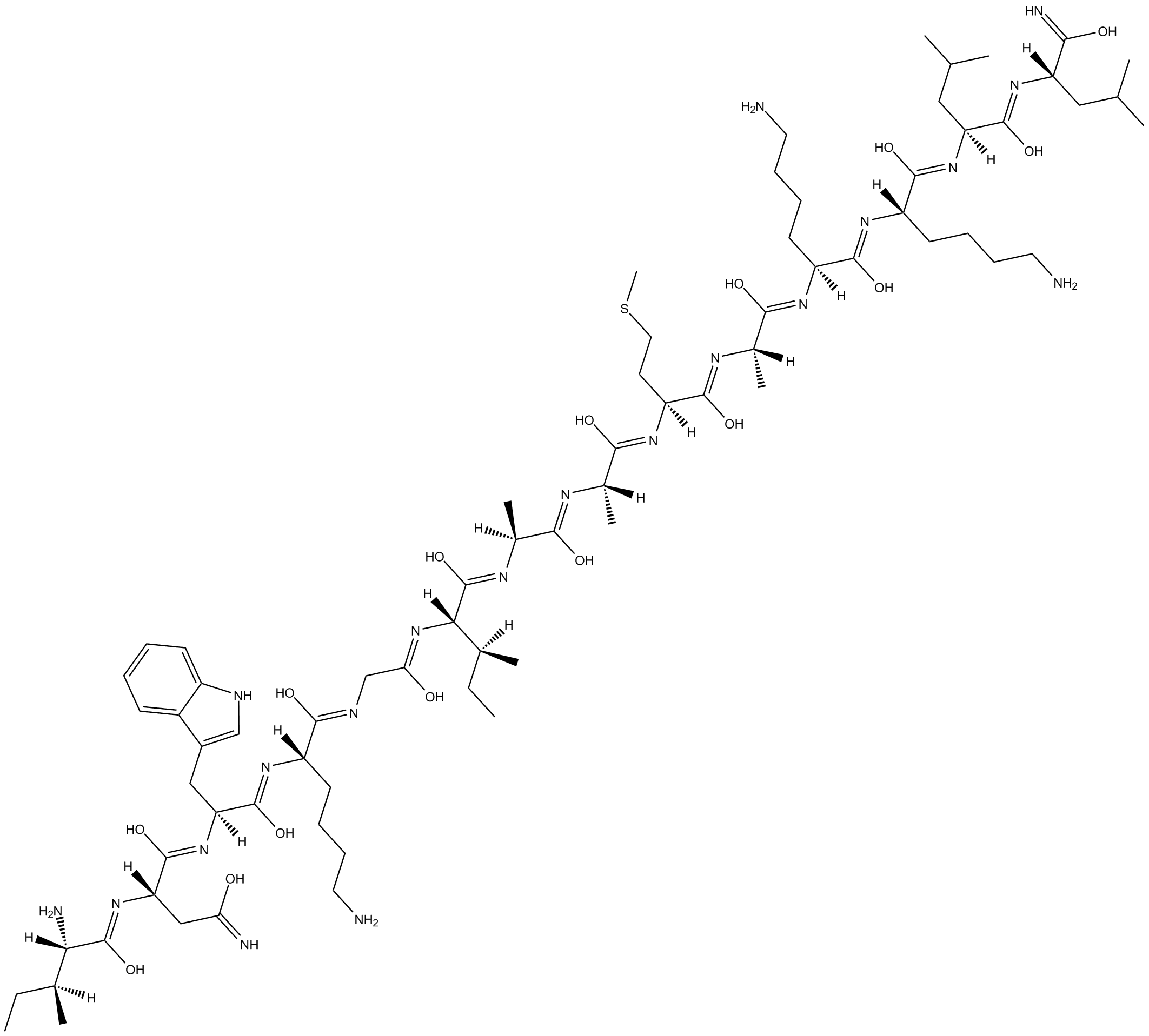 Mastoparan X Chemical Structure