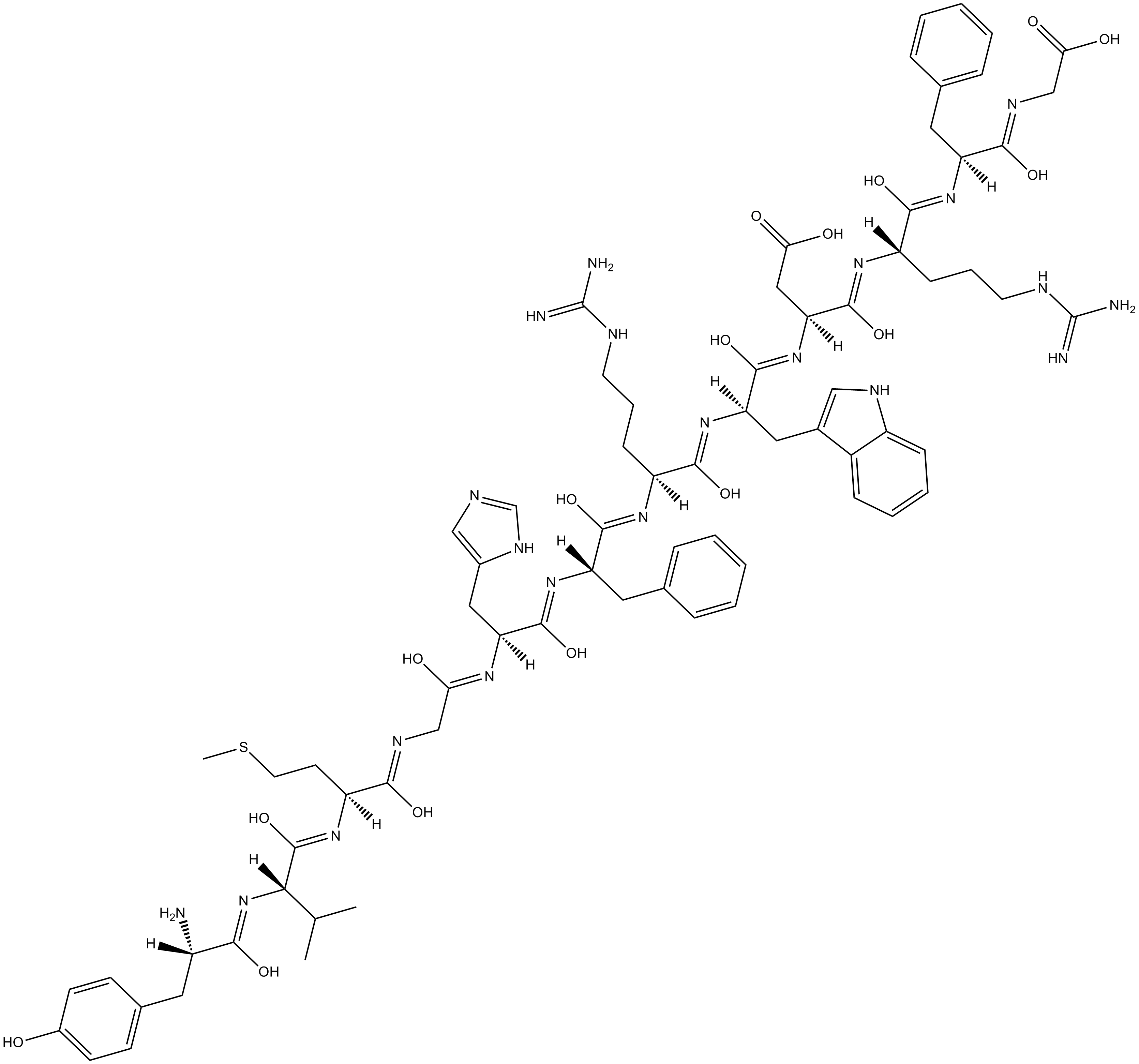 [D-Trp8]-γ-MSH Chemical Structure