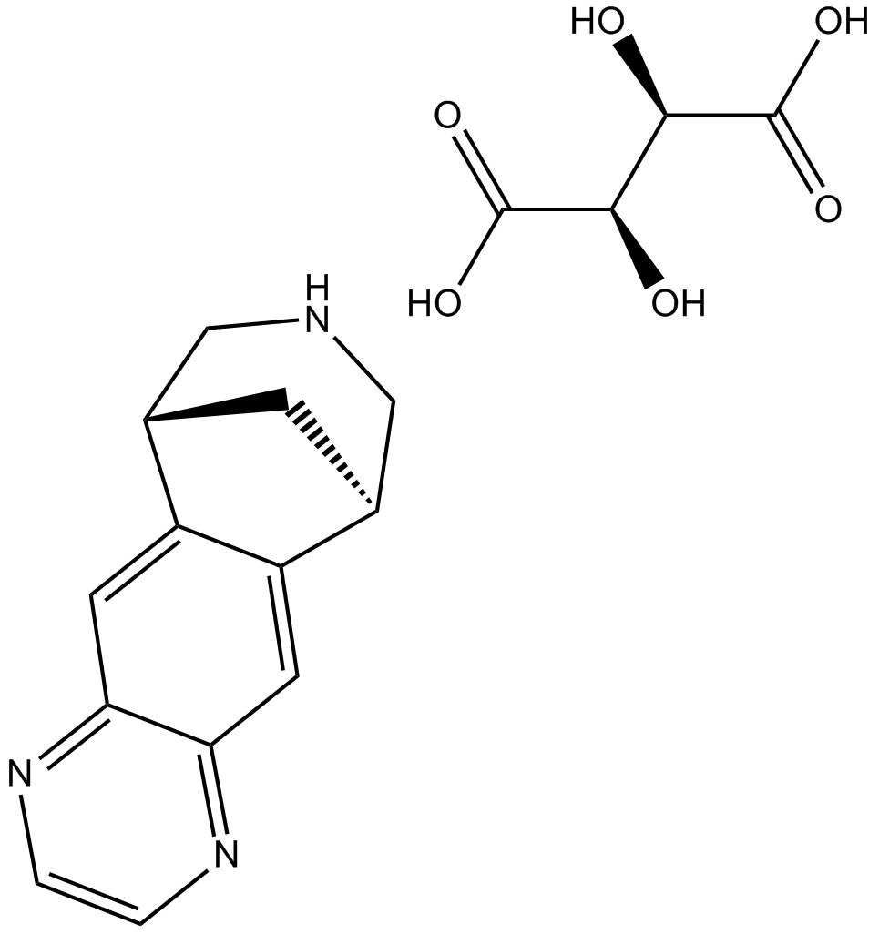 Varenicline Tartrate Chemical Structure