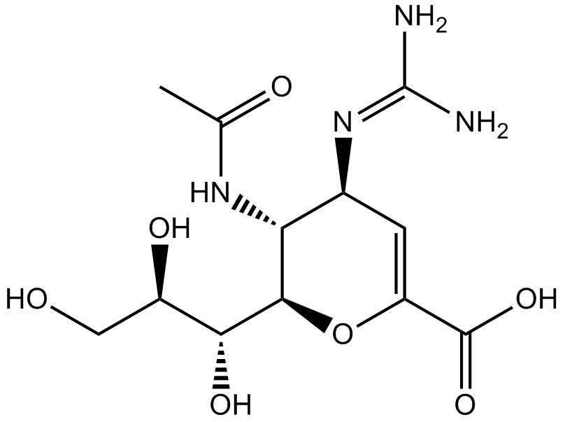 Zanamivir Chemical Structure