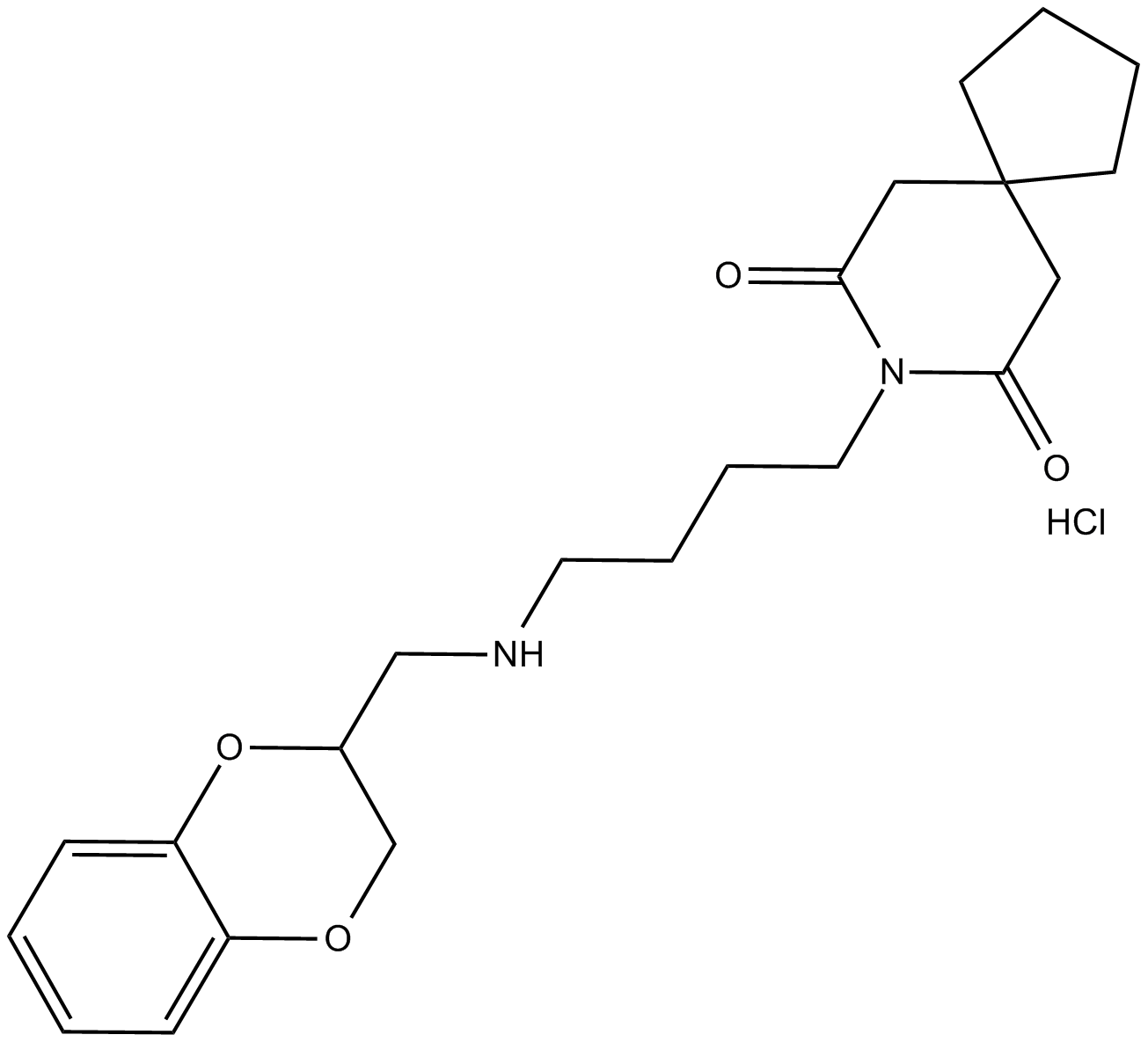 MDL 72832 hydrochloride Chemical Structure
