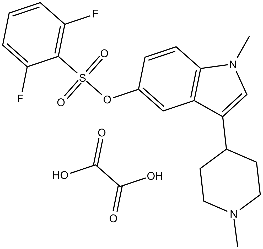 SGS 518 oxalate Chemical Structure