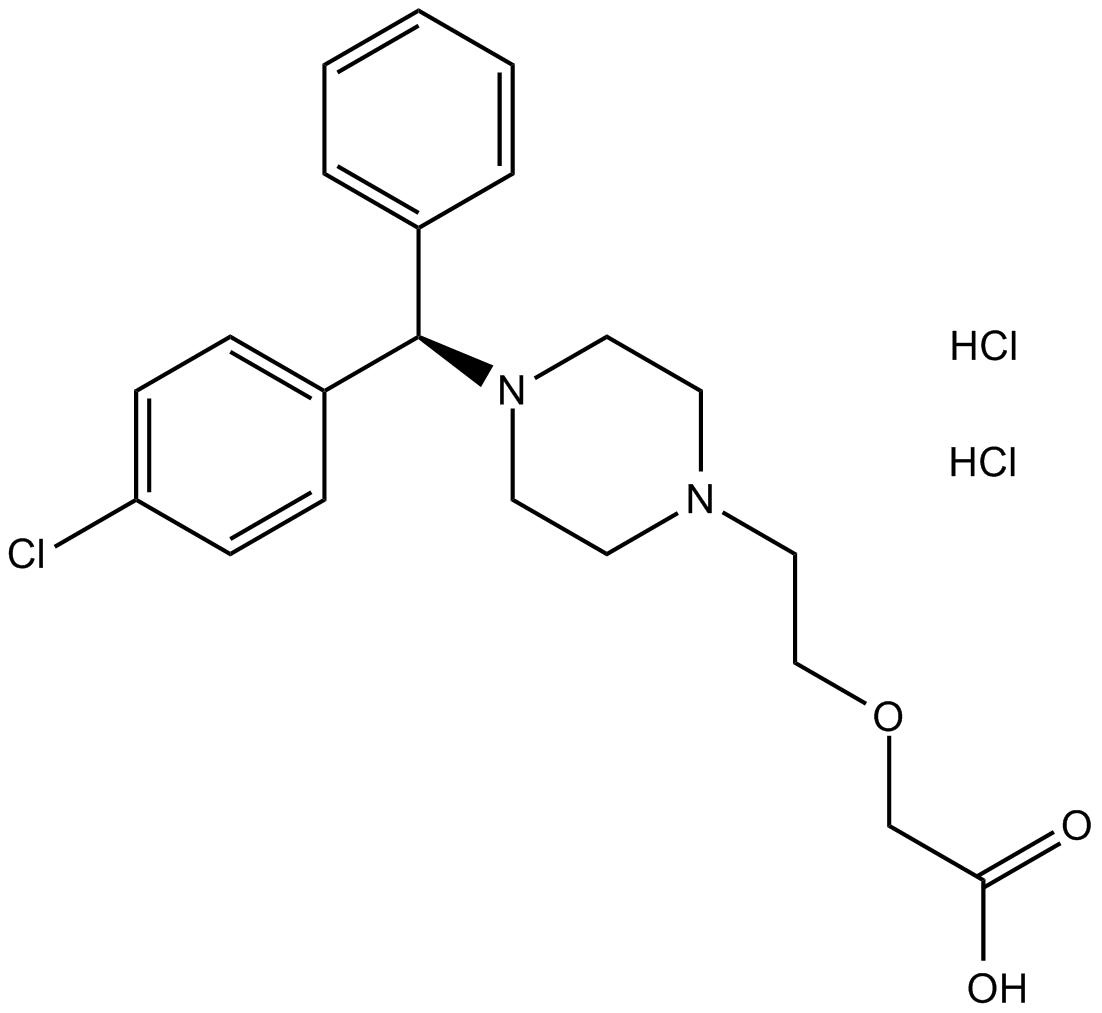 Cetirizine DiHCl Chemical Structure