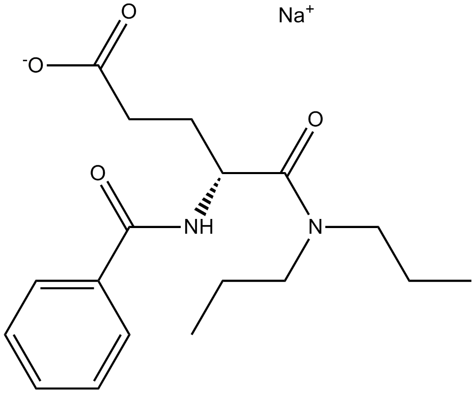 Proglumide sodium salt Chemical Structure