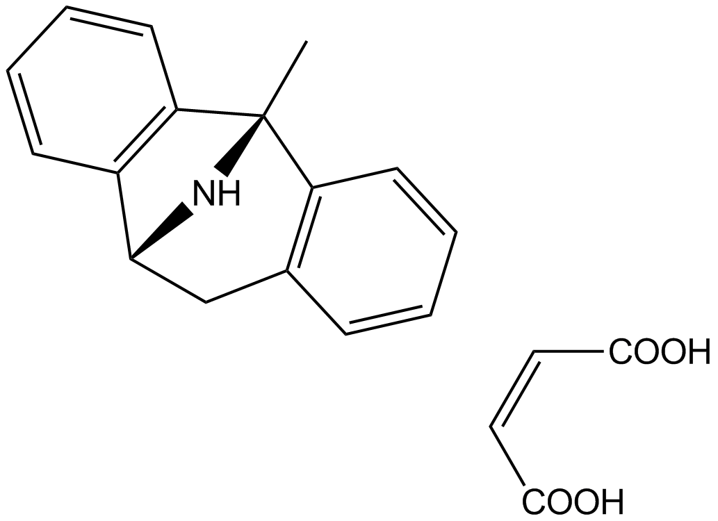 (+)-MK 801 Maleate Chemical Structure