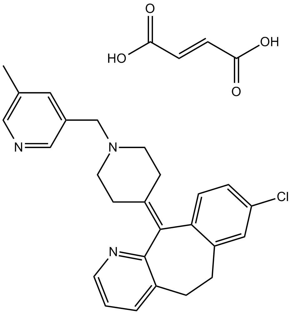 Rupatadine Fumarate Chemical Structure