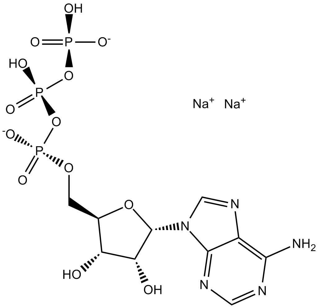 ATP disodium salt Chemical Structure