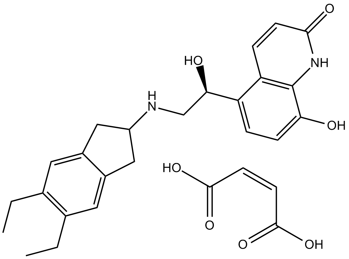 Indacaterol Maleate Chemical Structure