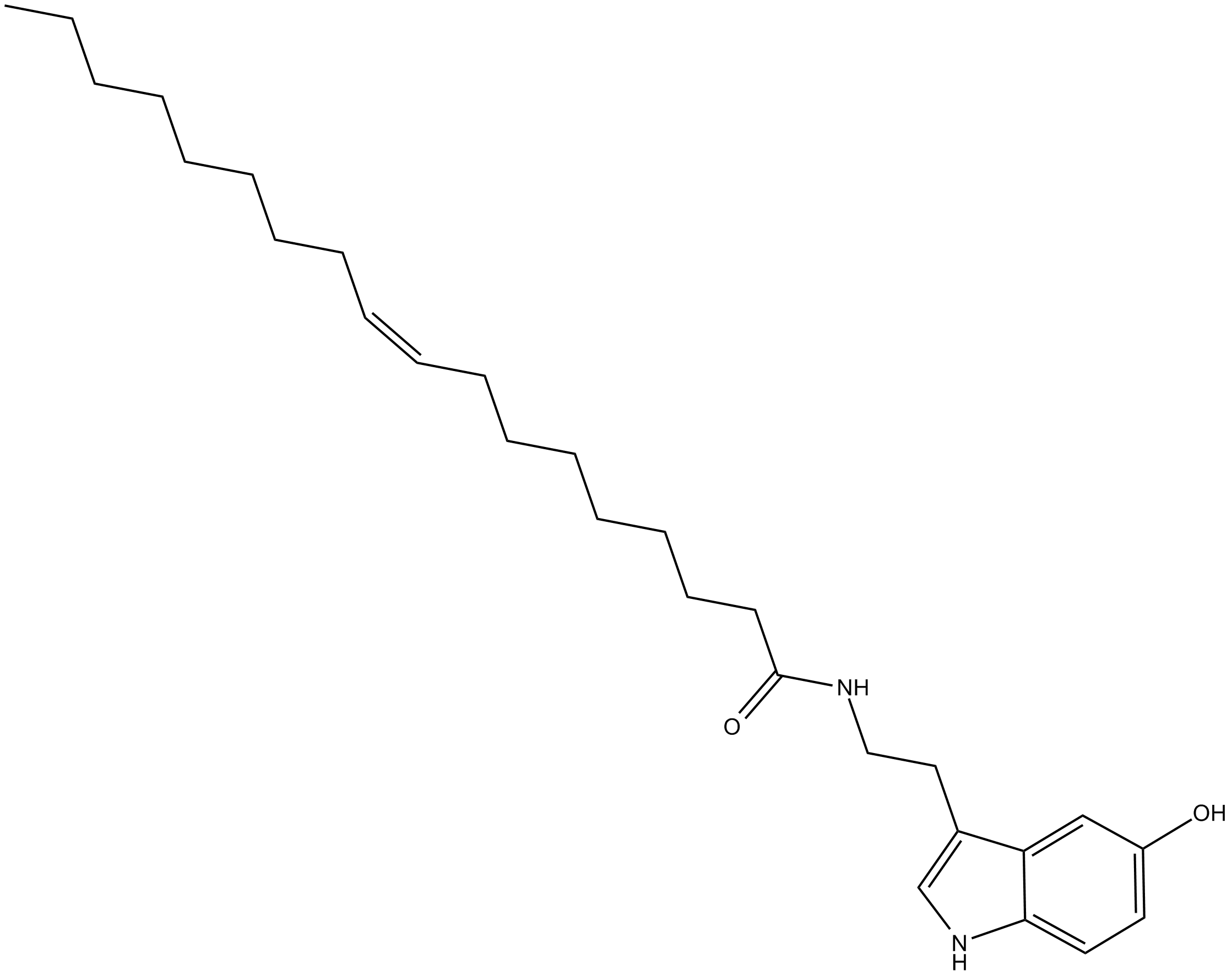 Oleoyl Serotonin Chemical Structure