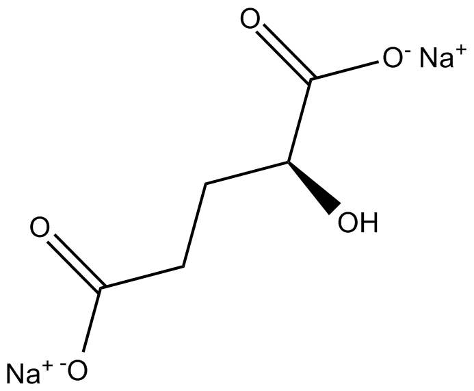 L-a-Hydroxyglutaric acid disodium salt Chemical Structure