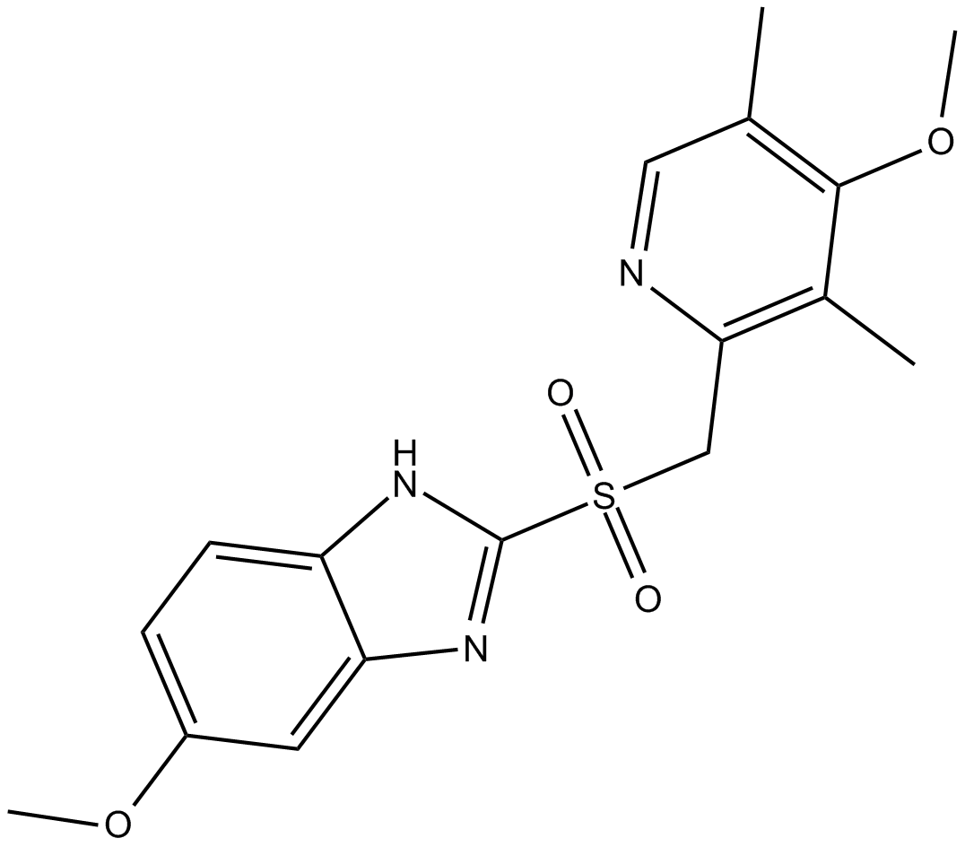 Omeprazole sulfone Chemical Structure
