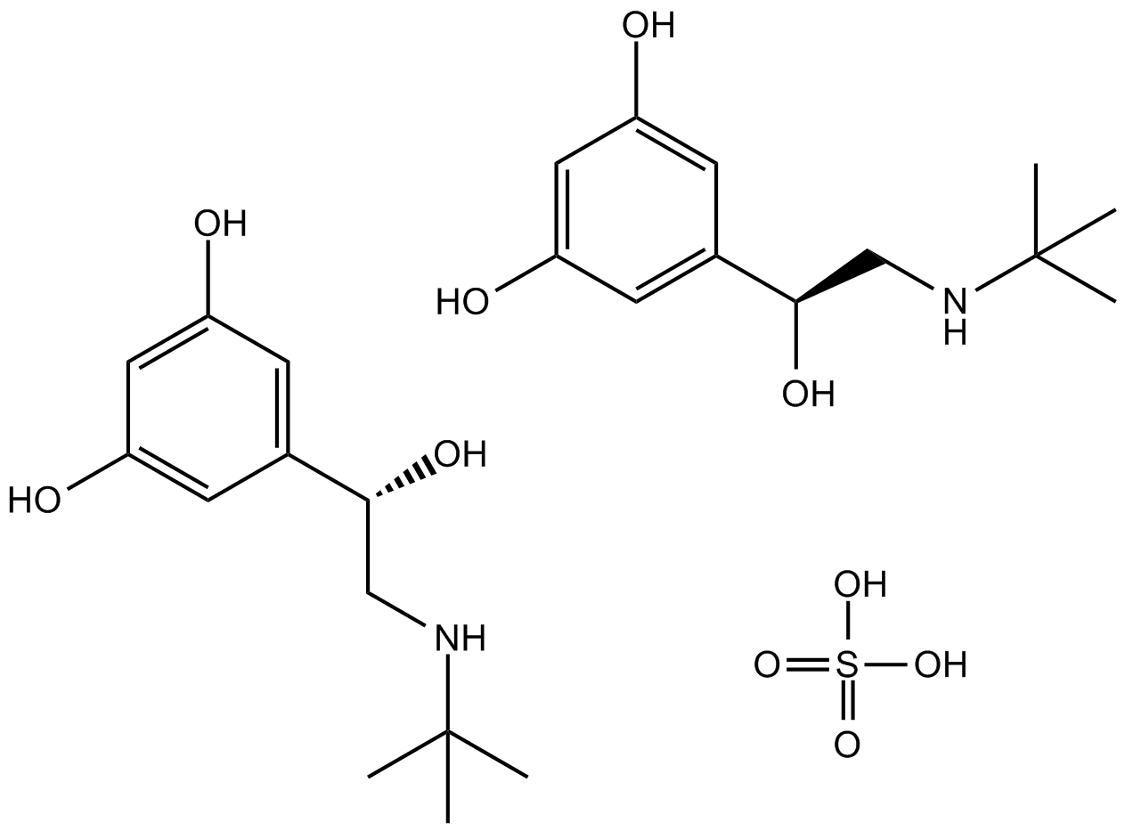 Terbutaline Sulfate Chemical Structure