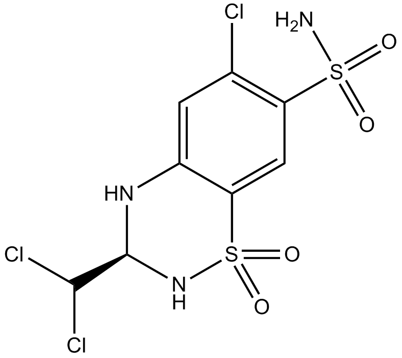 Trichlormethiazide Chemical Structure